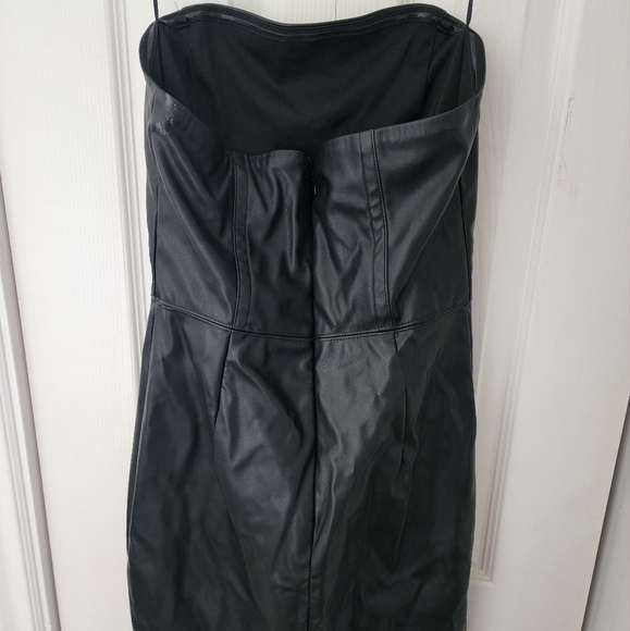 DYNAMITE- *NWT* PU Bustier Mini Dress (Small) - Picture 4 of 7